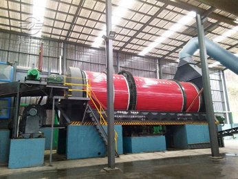 Several types of direct and indirect sludge drying equipment